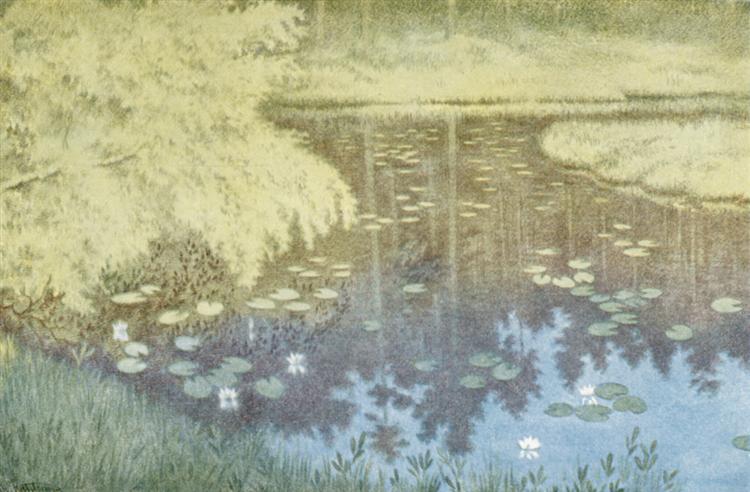 Der Ligger Tjernet I Svartbudalen, 1900